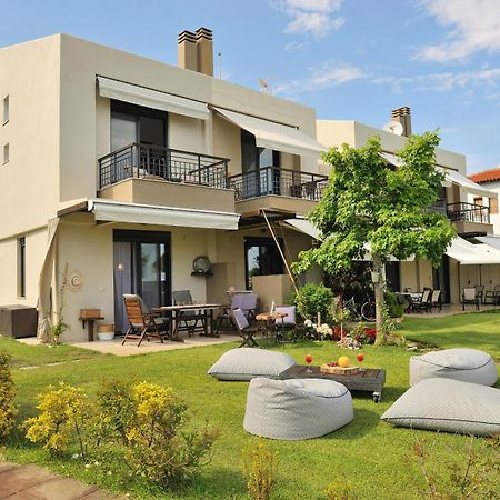 Seathon Seafront Beach Villa In Kalamitsi Luaran gambar