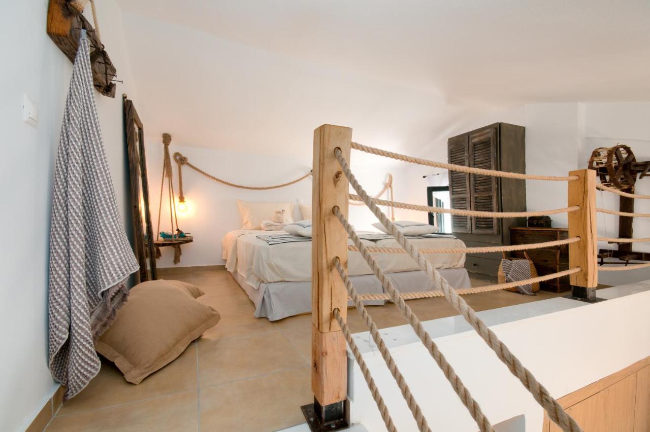 Seathon Seafront Beach Villa In Kalamitsi Luaran gambar